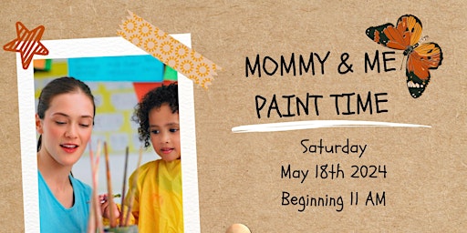 Image principale de Mommy and Me Paint and Sip