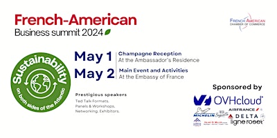 Imagen principal de French-American Business Summit - 2024 - presented by Airbus