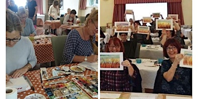 Learn watercolours full day workshop primary image