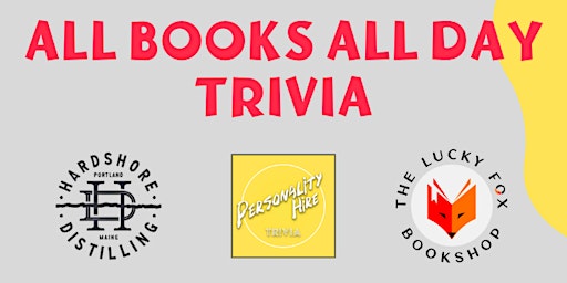 All Books All Day Trivia @ Hardshore Distilling primary image