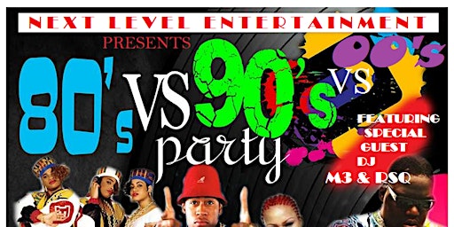 Image principale de THE REWIND: 80'S vs 90s vs 00's  throwback day party affair