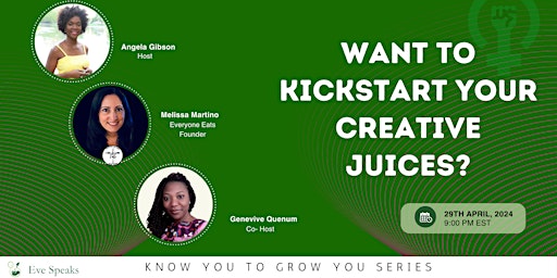 Hauptbild für Want to Kickstart Your Creative Juices?