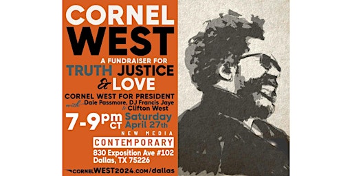 Image principale de Dr. Cornel West Fundrasier Event