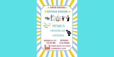 Imagen principal de Séptima edición del ciclo "Circo Poético"