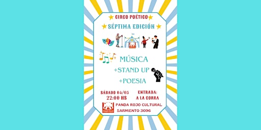 Immagine principale di Séptima edición del ciclo "Circo Poético" 