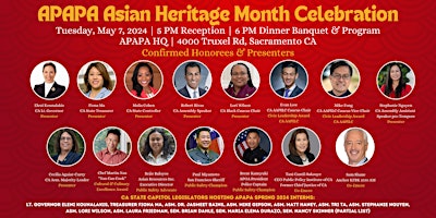 APAPA Asian Heritage Month Celebration primary image