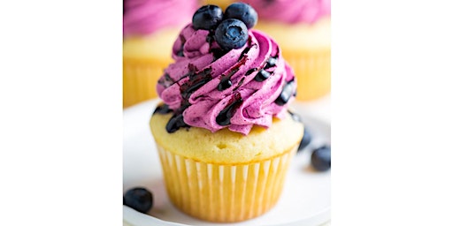 Imagem principal do evento Lemon Blueberry Cupcakes | Brenda Dwyer, instructor