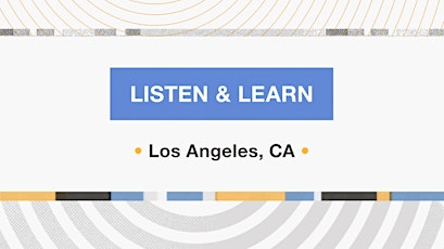 Meyer Sound Listen & Learn — Los Angeles