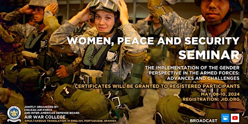Imagem principal do evento WOMEN, PEACE AND SECURITY