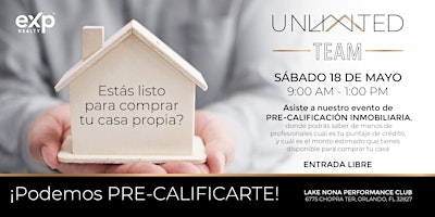 Image principale de Ready, Set, Approve: "Find your Home at Our Special Event"