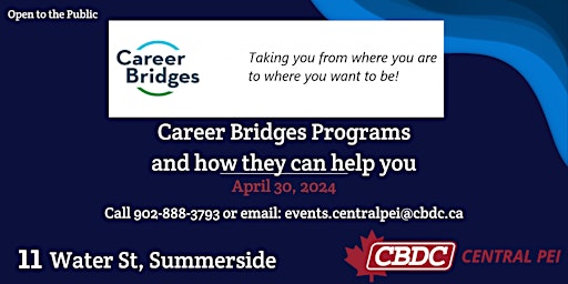 Imagem principal do evento Career Bridges Presentation