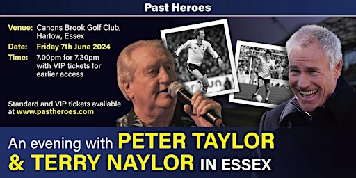 Imagem principal de An Evening with Spud and Meathook - Peter Taylor & Terry Naylor - in Harlow