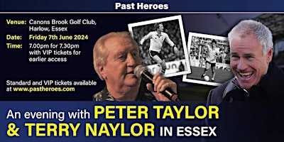 Image principale de An Evening with Spud and Meathook - Peter Taylor & Terry Naylor - in Harlow