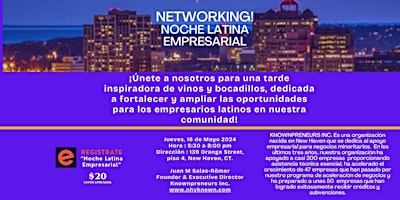 NETWORKING! Nocha Latina Empresarial inspiradora de vino y bocadillos primary image