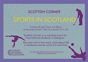 Hauptbild für International Students: Lunch & Scottish Sports