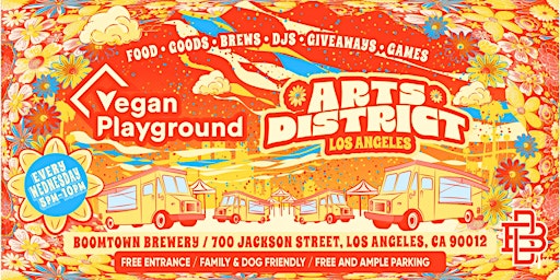 Primaire afbeelding van Vegan Playground LA Arts District - Boomtown Brewery - April 24,  2024