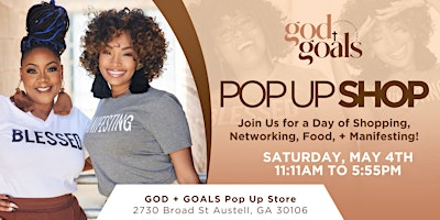 GOD + GOALS Pop Up Shop primary image