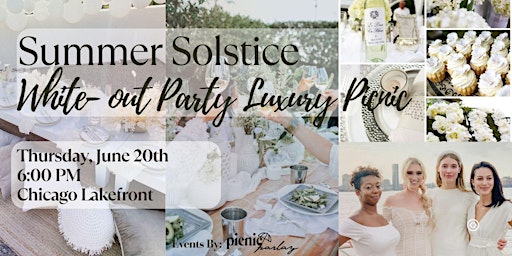 Primaire afbeelding van Parlay Soirée - Summer Solstice White - Out Luxury Picnic Party