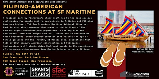 Primaire afbeelding van Filipino-American Connections at SF Maritime