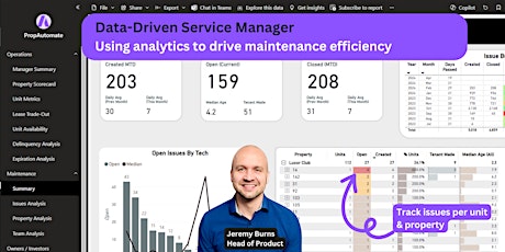 Data-driven service manager: 3 weekly insights for efficient maintenance