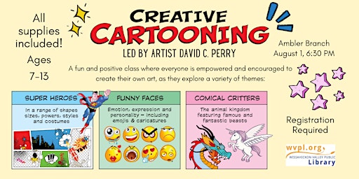 Image principale de Mr. David's Cartooning Workshop