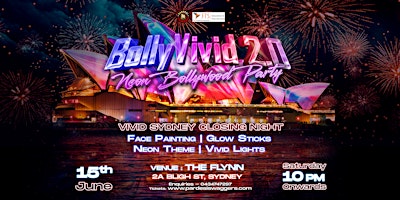 Imagen principal de BollyVivid 2.0 - Neon Bollywood Party(Vivid Sydney Closing Night)