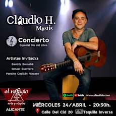 CLAUDIO H. / Concierto especial Día del Libro  ( artistas invitadxs)