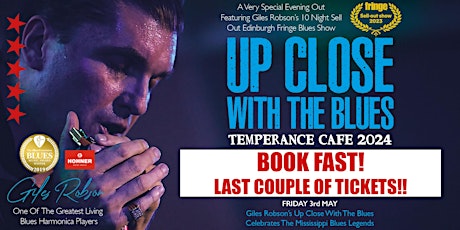 Giles Robson's Up Close With The Blues, Temperance Cafe - 2024