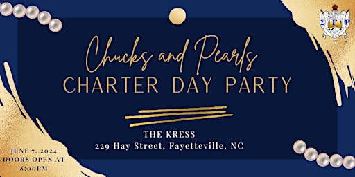 Immagine principale di Chucks and Pearls - DGS Chapter of SGRHO Charter Day Party 