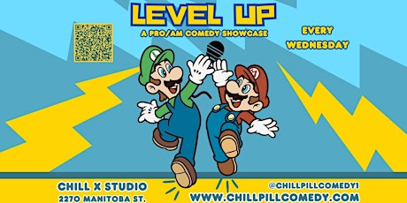 Imagem principal de Level Up Wednesdays - A Professional/Amateur Stand Up Comedy Show