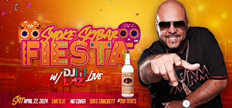 Imagen principal de DJ LAZ LIVE at Smoke Skybar FIESTA 2024