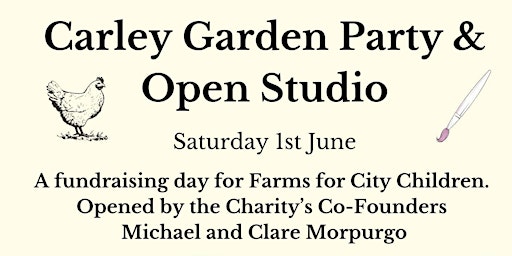 Carley Garden Party and  Open Studio - Charity Day  primärbild