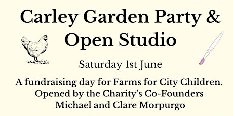 Carley Garden Party and  Open Studio - Charity Day