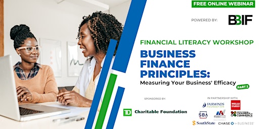 Primaire afbeelding van Business Finance Principles: Measuring Your Business' Efficacy Part 2
