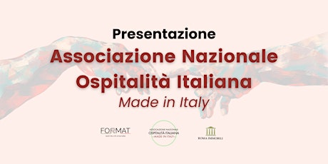 Presentazione ANOI - Ass.ne Nazionale Ospitalità Italiana Made in Italy