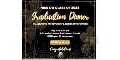 Image principale de Graduation Celebration: Nisga'a Class of 2024