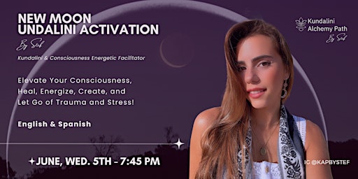 New Moon KAP Kundalini Activation By Stef -  The Kundalini  Alchemy Path  primärbild