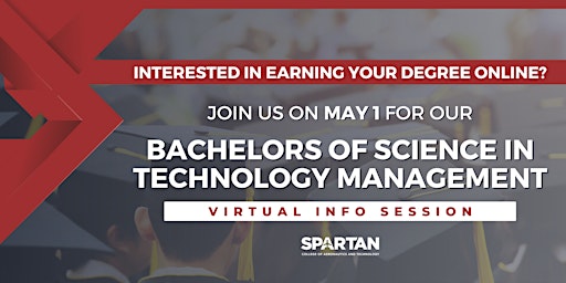 Image principale de Earn Your Degree Online | Bachelor of Science in Tech Management | Webinar