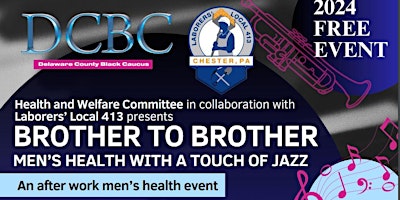 Primaire afbeelding van Brother to Brother Men's Health With a Touch of Jazz