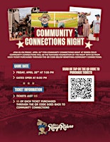 Imagem principal do evento Community Connections Frisco RoughRiders Night