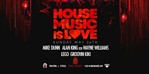 Imagem principal do evento House Music Is Love. A House Music Day Party.