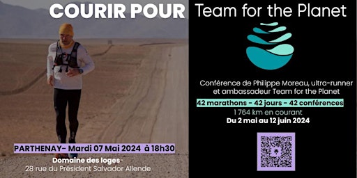 Image principale de Courir pour Team For The Planet - Parthenay