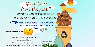 Imagen principal de Getting rid of emotional trash from the past. Our first weekly meeting