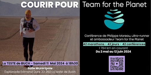 Imagem principal do evento Courir pour Team For The Planet - La Teste de Buch