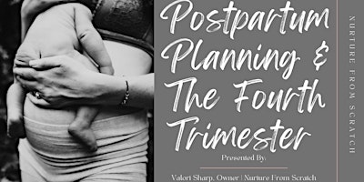 Primaire afbeelding van Postpartum Planning & The Fourth Trimester: 3-week Series
