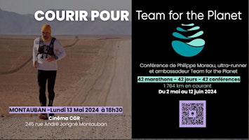 Imagem principal do evento Courir pour Team For The Planet - Montauban