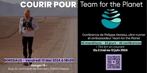 Immagine principale di Courir pour Team For The Planet - Bordeaux 
