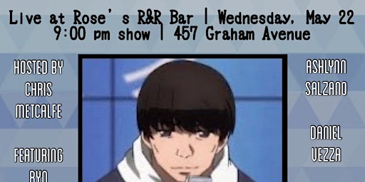 Pure Chaos Comedy Presents: Daisuke Muramoto at Rose's R&R Bar - FREE! primary image