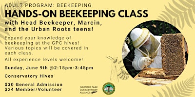 Imagem principal de Hands-On Beekeeping class with Urban Roots (June 2024)