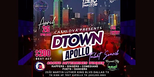 Imagem principal do evento DTOWN APOLLO